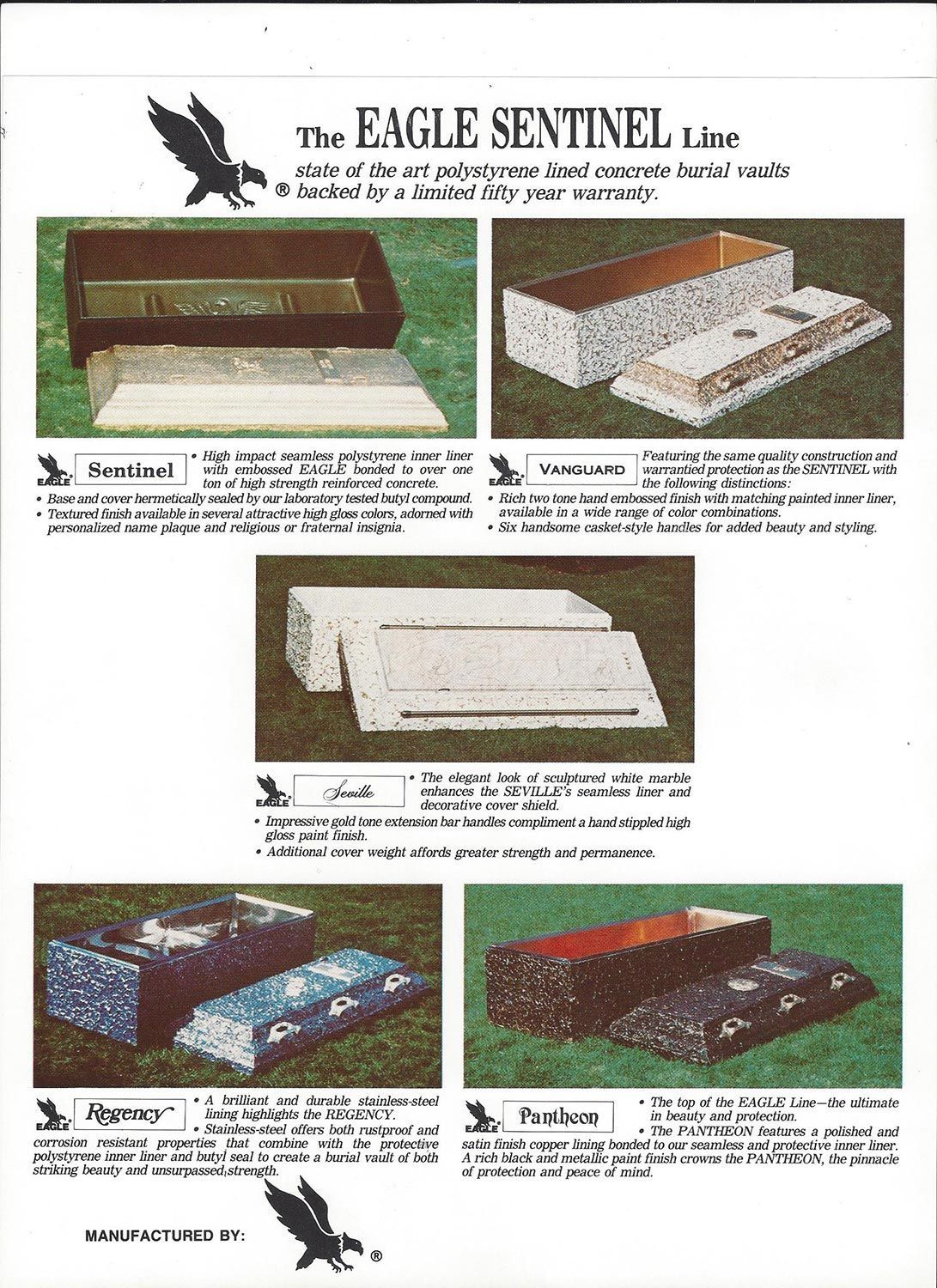 The Eagle Sentinel List — Snyder Twp, PA — Ray Burial Vault Co