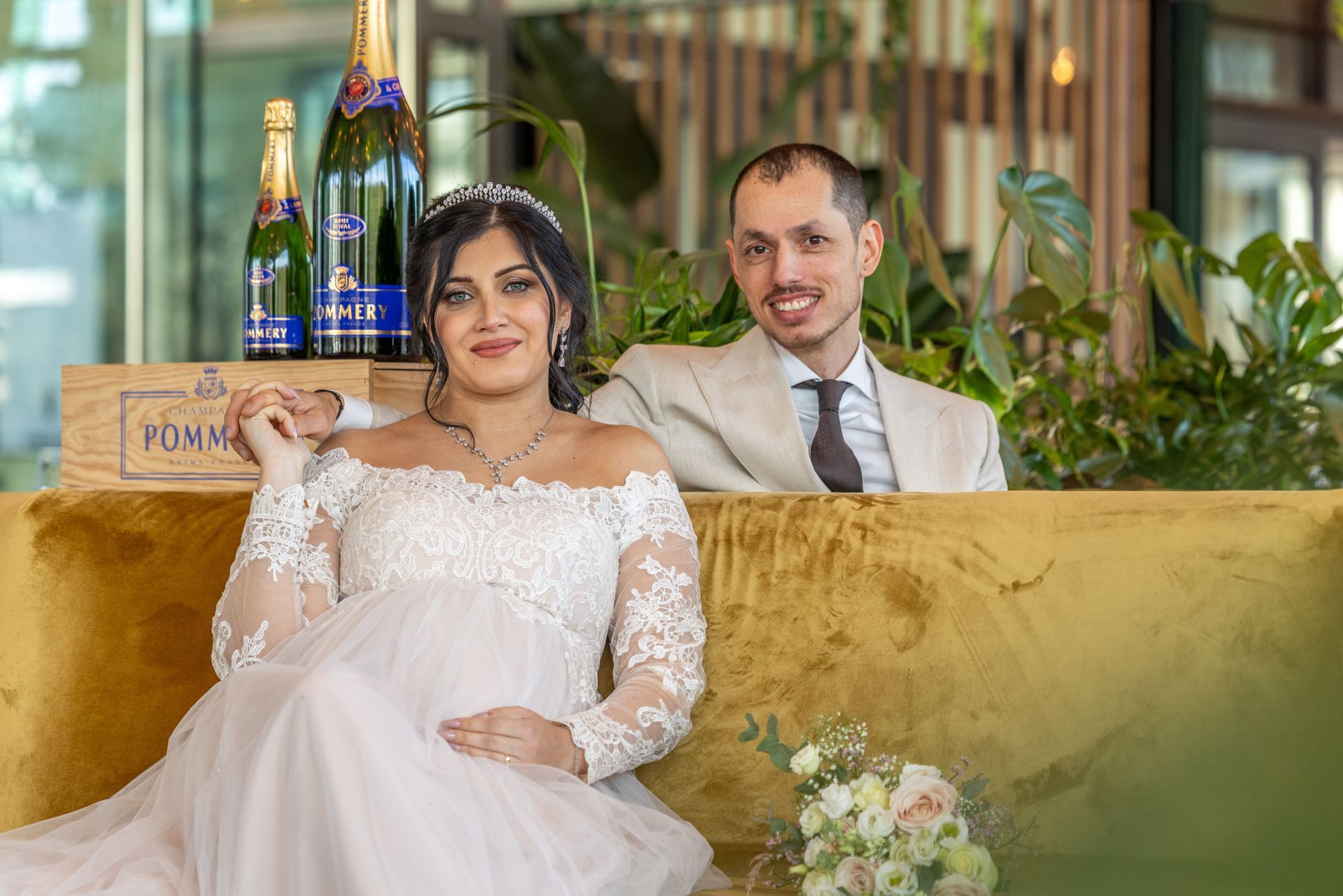 Detailmoment tijdens Armeens huwelijk in Antwerpen