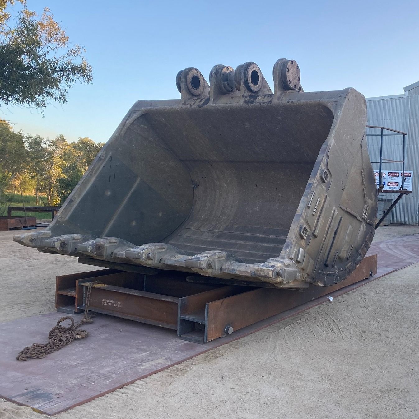 Large, Used Excavator Bucket — North Queensland Hard Facing (NQHF) In Fredericksfield, QLD