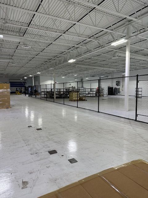 Residential chain link fence