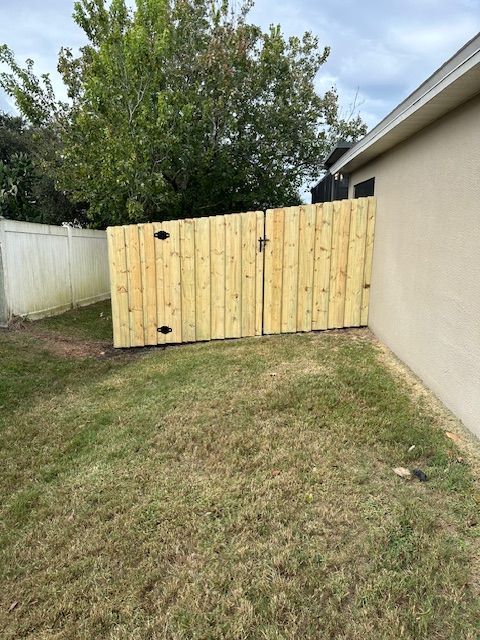 Fence installation
