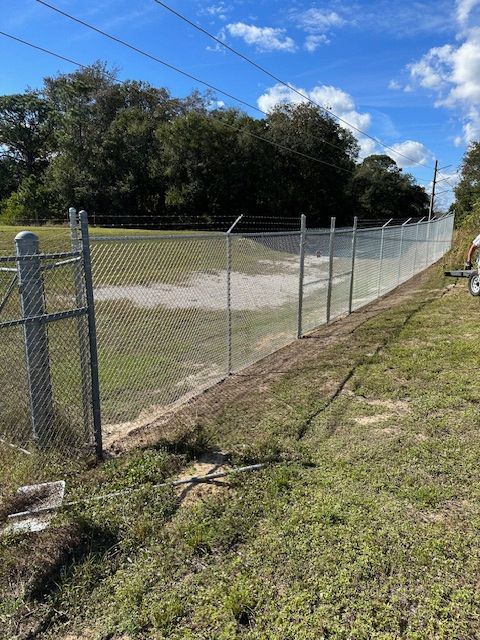 Chain link Fence installation