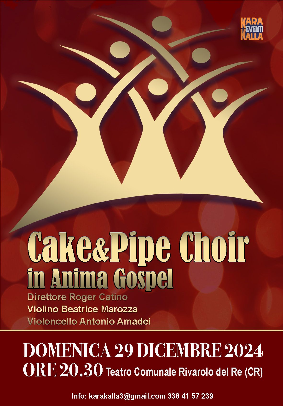 Evento, locandina, locandina evento comune di cremona, musica gospel, gospel a Natale