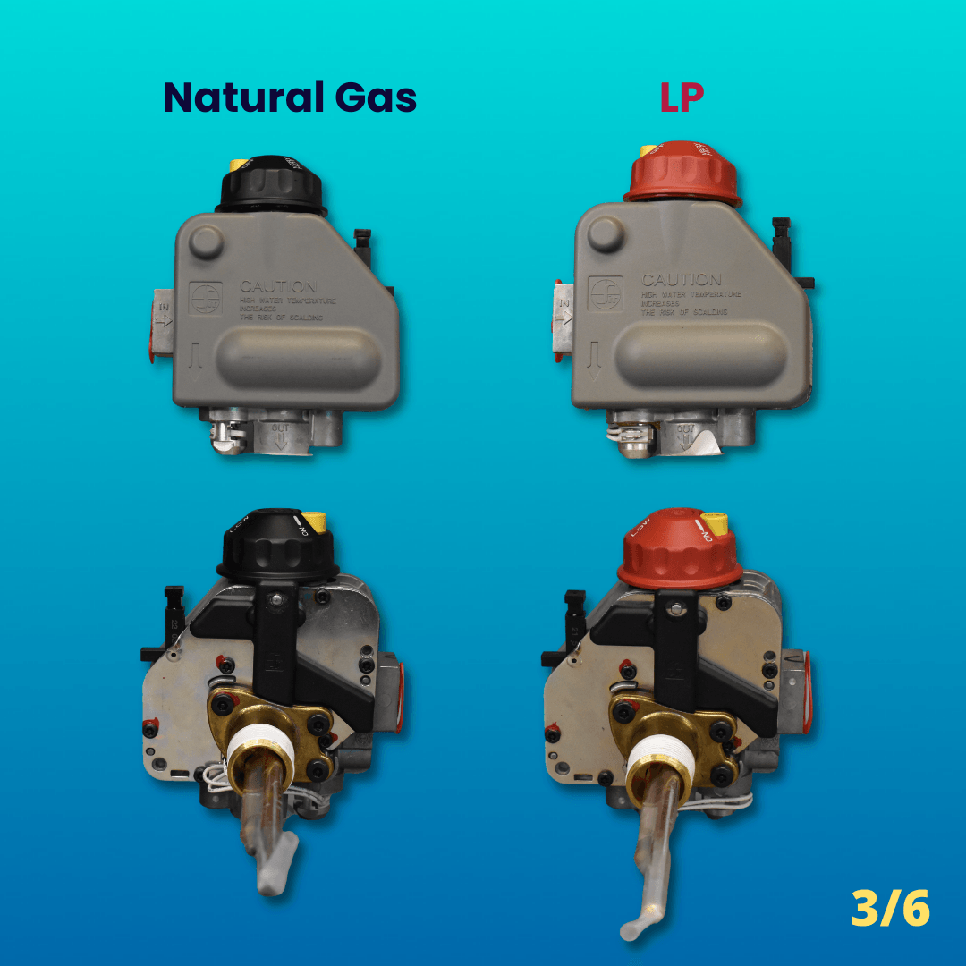 SP20303D vs SP20304D Gas Valve Comparison