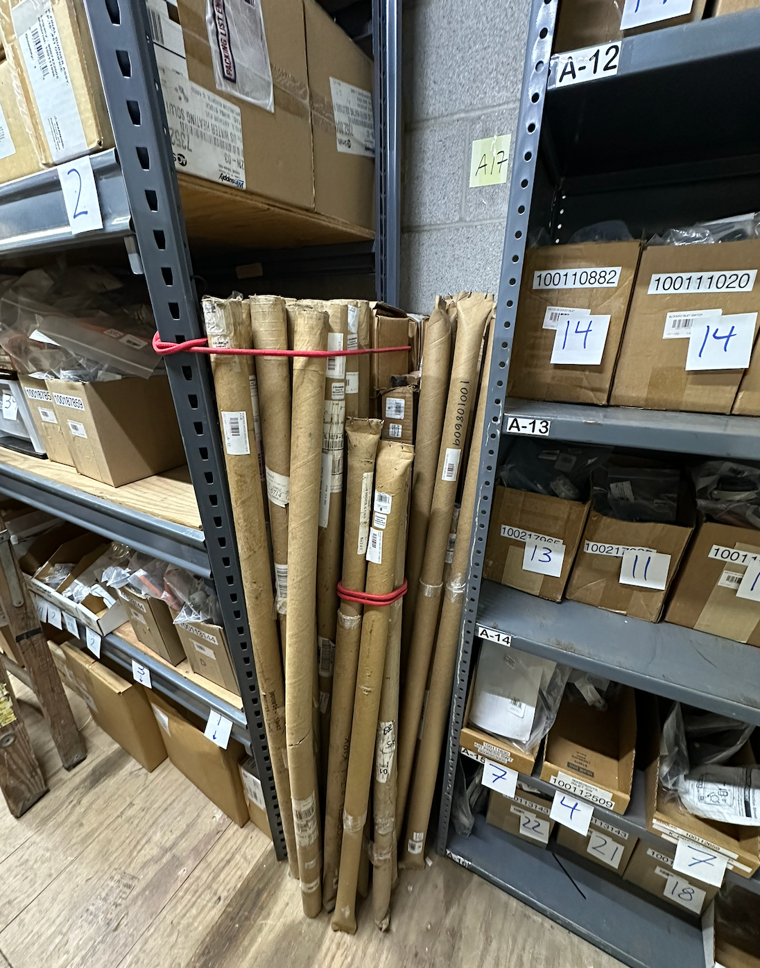 A.O. Smith Anode Rod Section Inside USWHPRO Warehouse