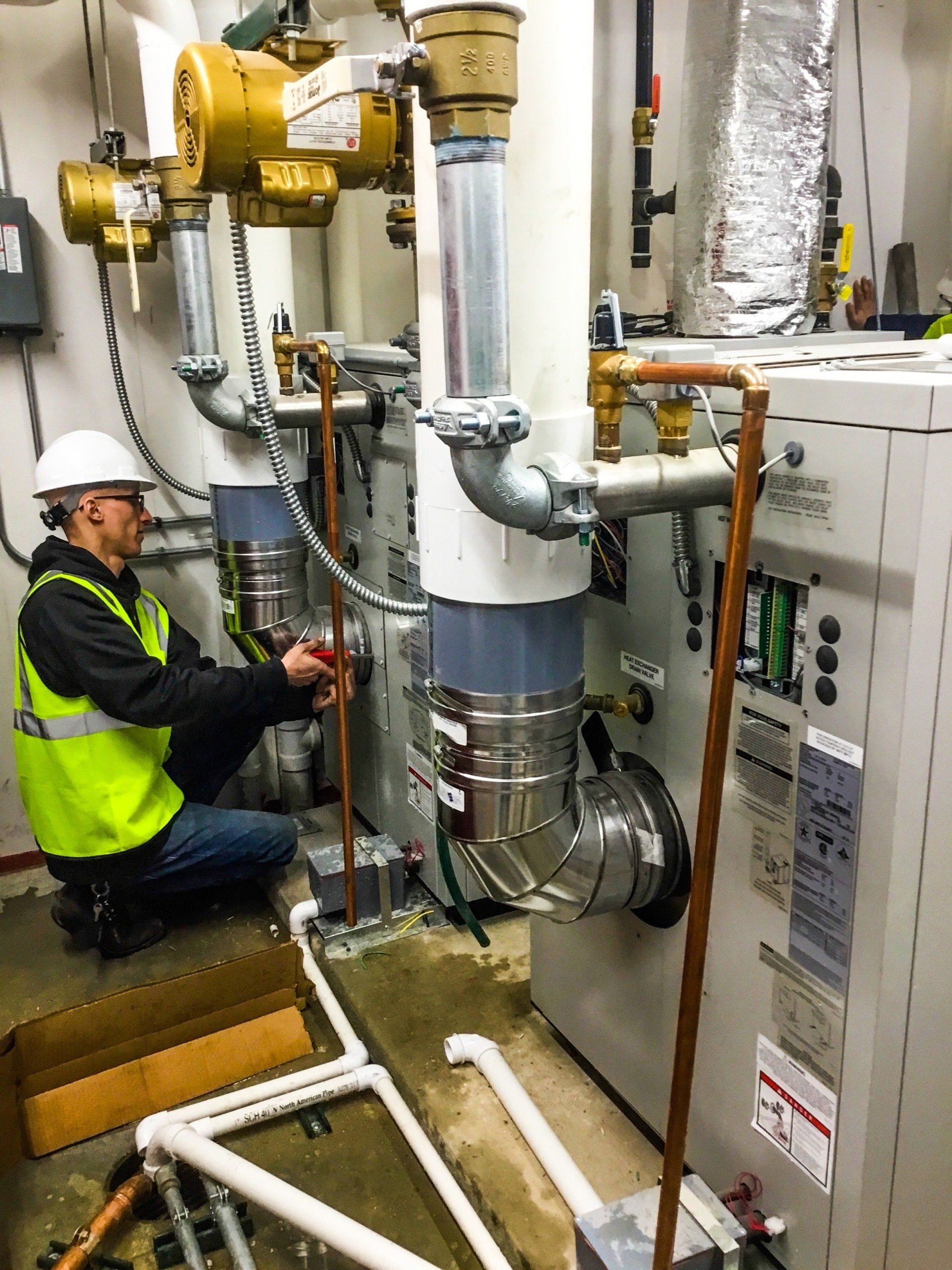 diagnosticando un boiler comercial