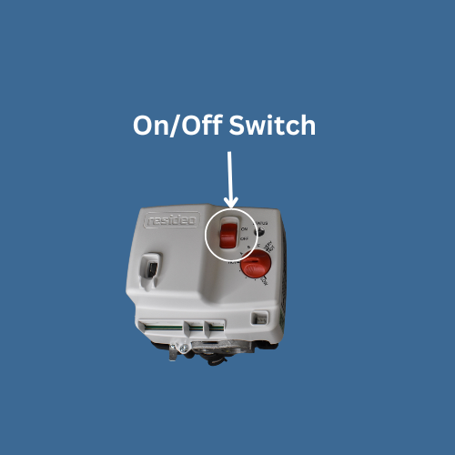 gas valve on/off switch
