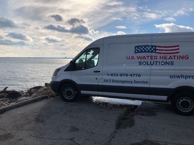 uswhpro truck parked near Lake Michigan