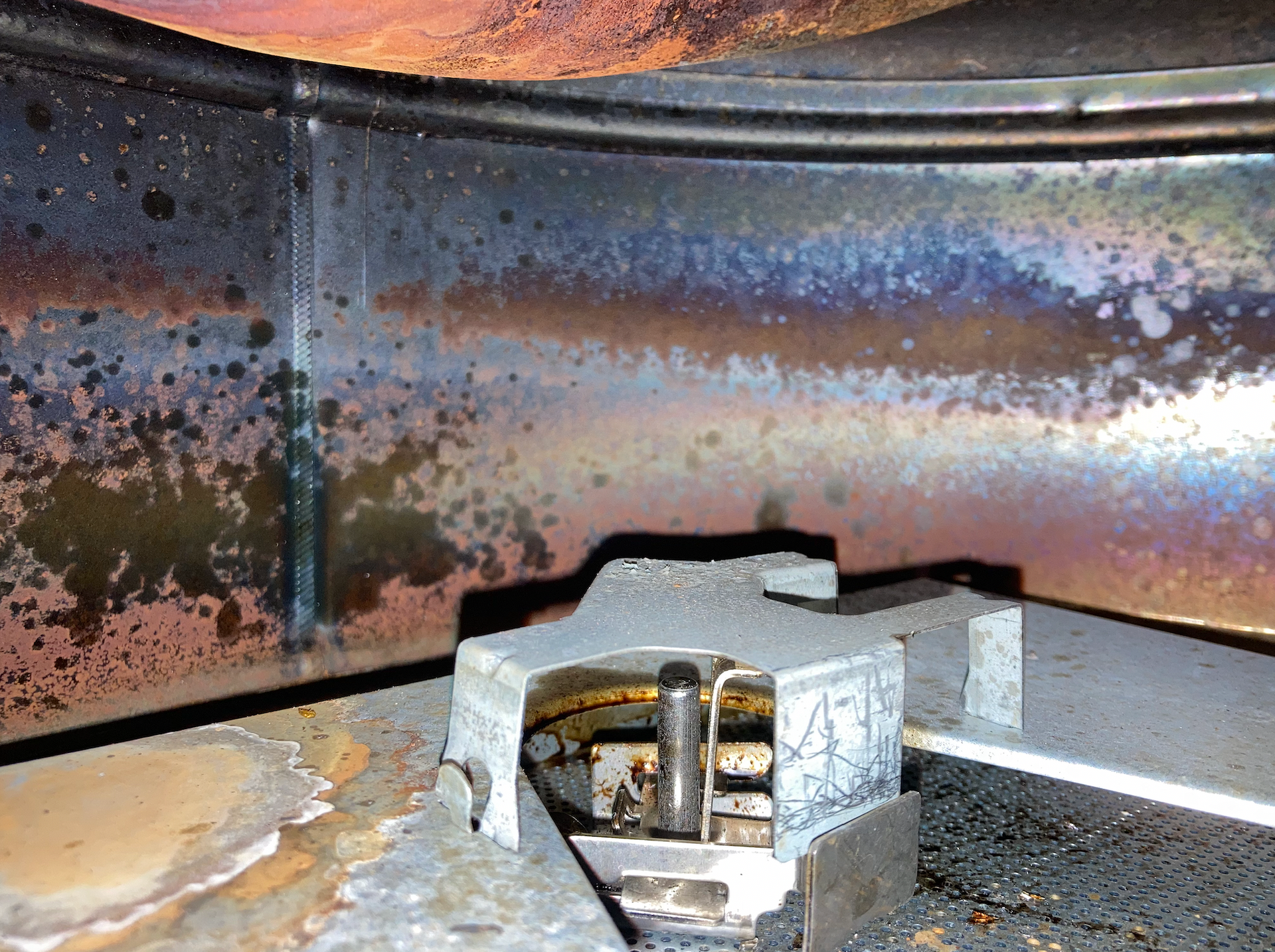 Blown TRD, bracket is the only thing left