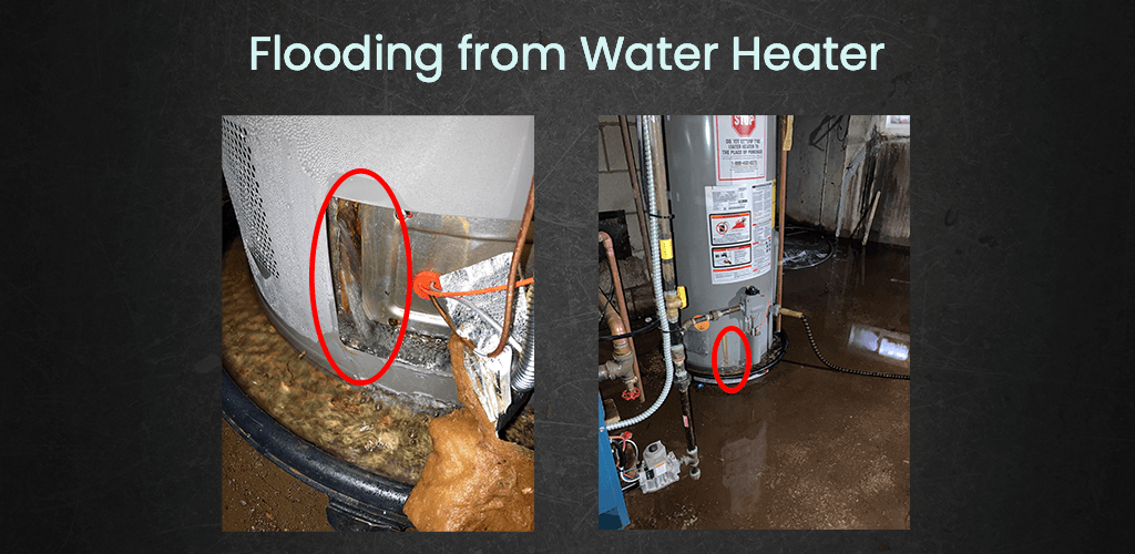 flood damaged water heater