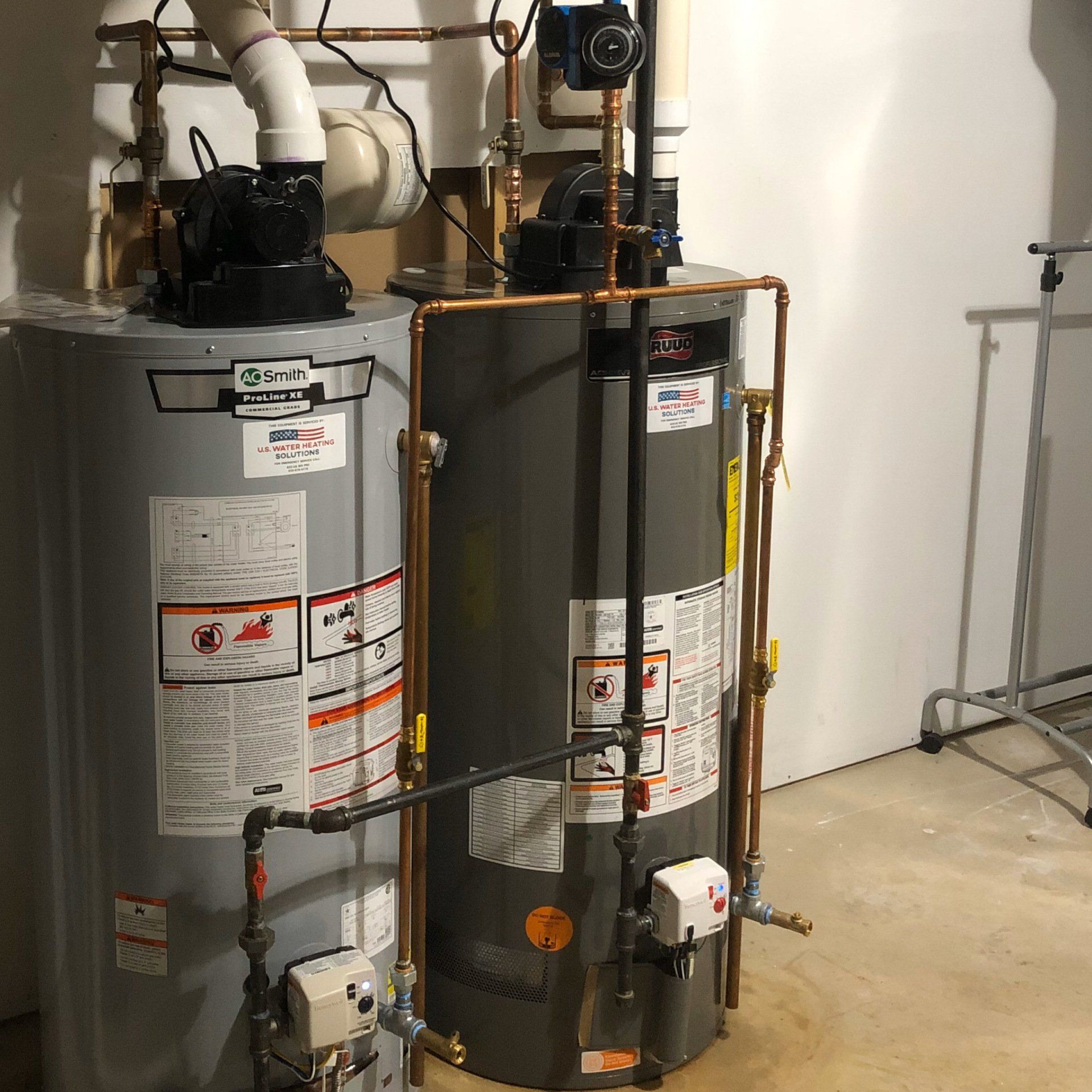 Ruud 75 Gallon Power Vent Water Heater Installation