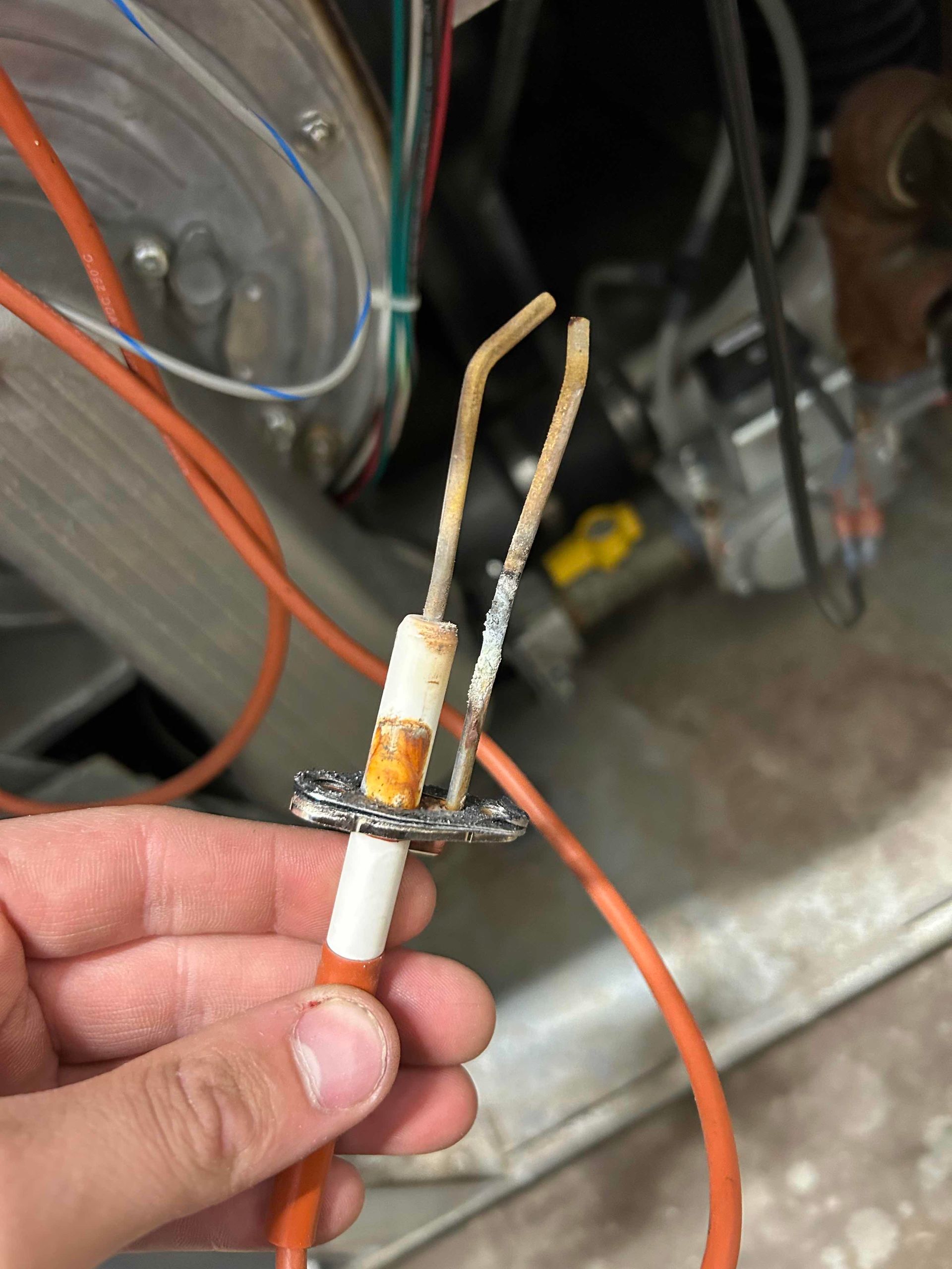 Preventative Maintenance on Bradford White BNTV500NXN3 - Unmaintained igniter - Addison, IL