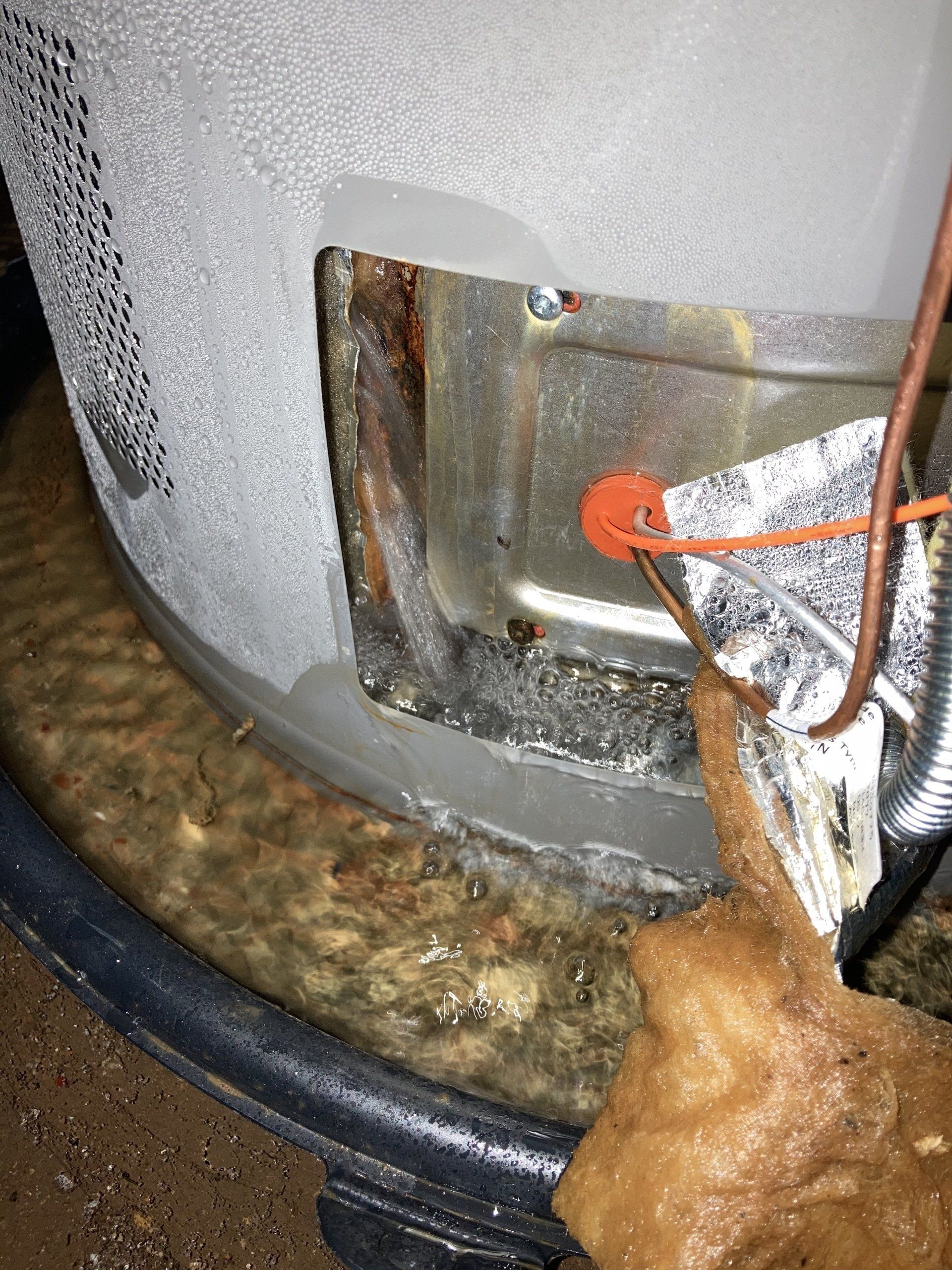 Leaking water heater