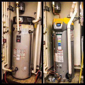 A.O. Smith Commercial Water Heater Installation: Before and After