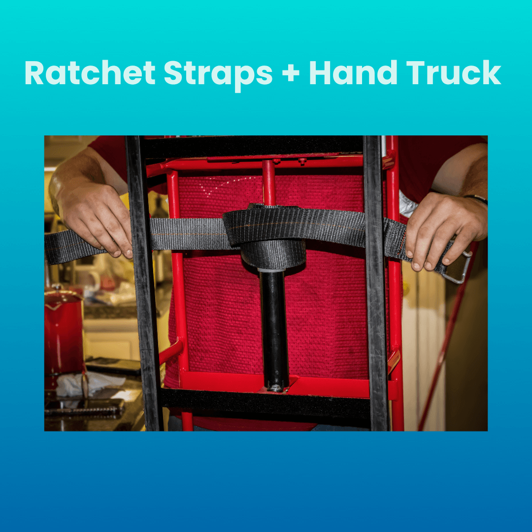 Handtruck with Ratchet Straps