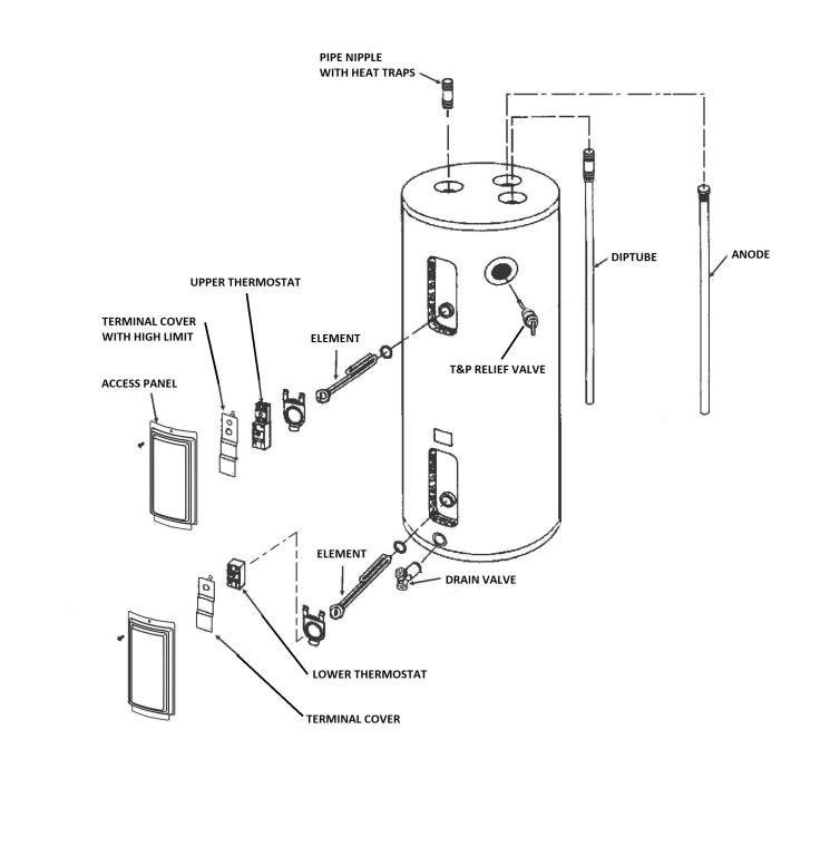 Electric Water Heater Diagram