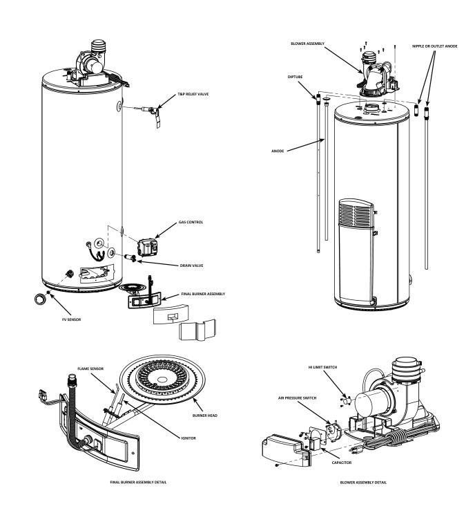 Gas Water Heater Diagram