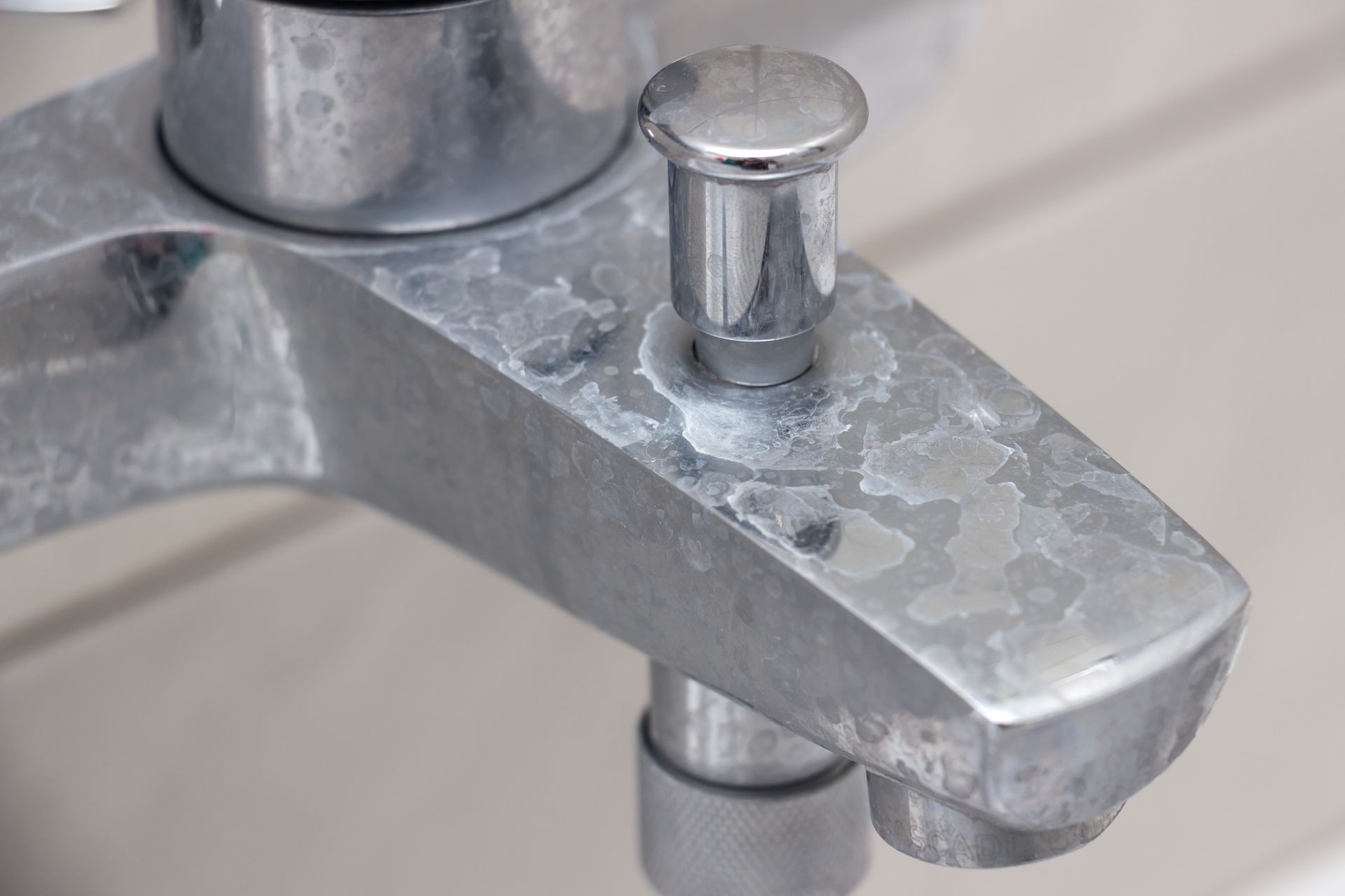 faucet with hard water