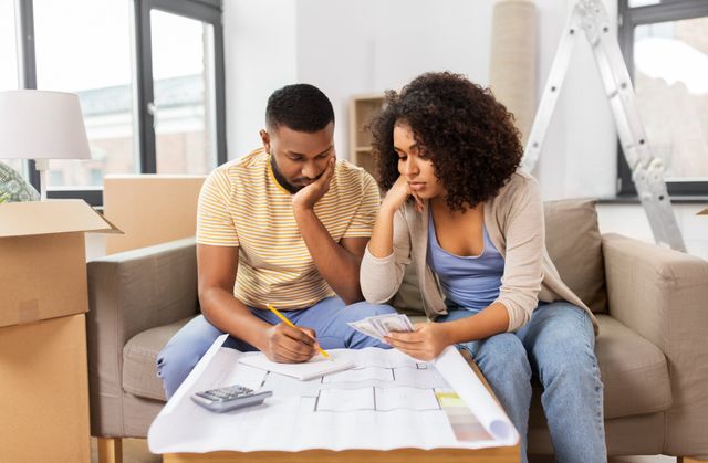 worried couple