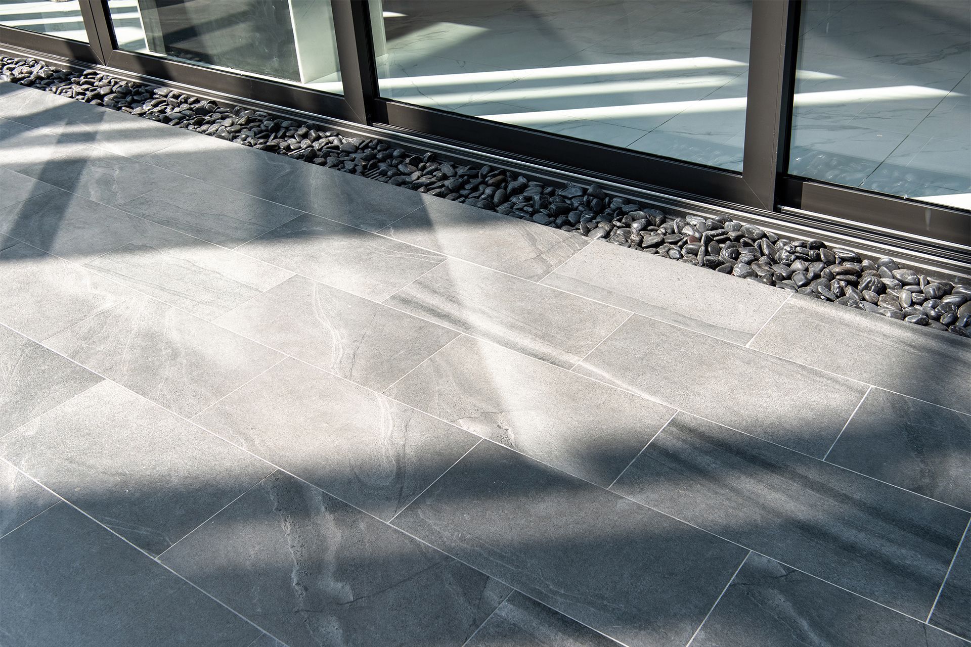 Outdoor floor tiles.