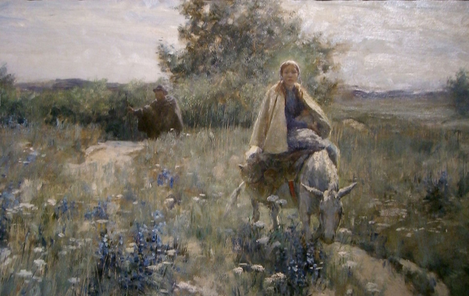 George Hitchcock - Flight into Egypt