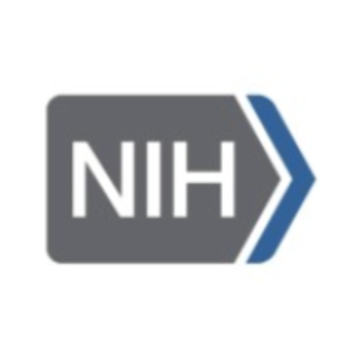 NIH logo: gray rectangle with 