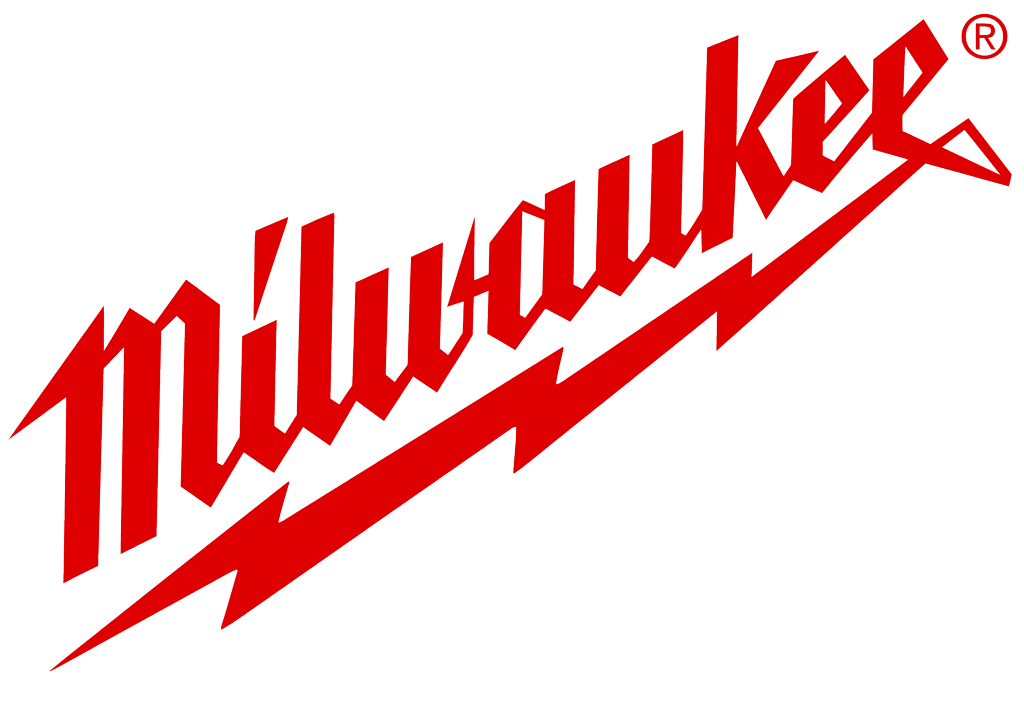 Un logotipo de Milwaukee con un rayo.