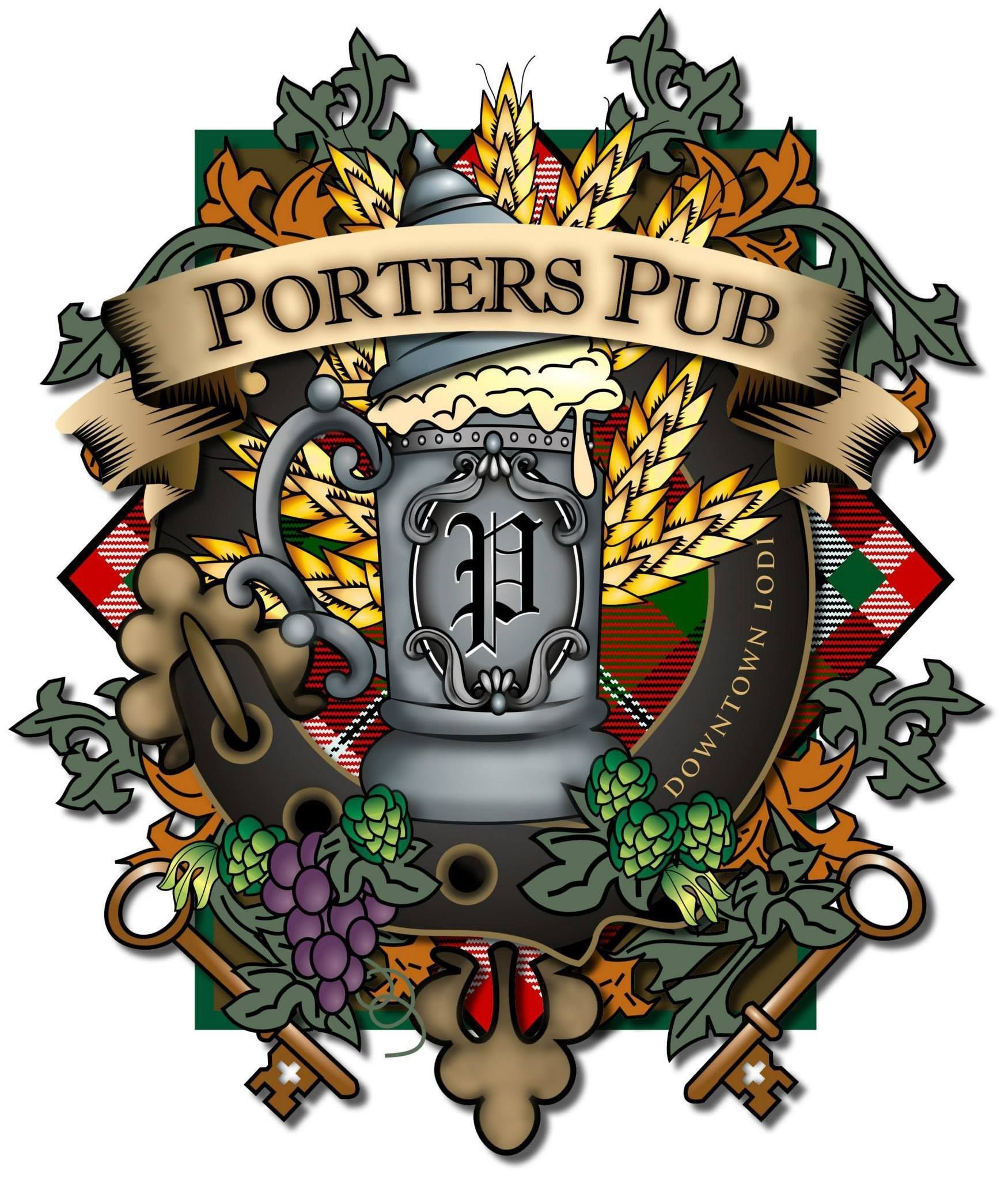 Sports Bar & Restaurant Lodi, California Porters Pub
