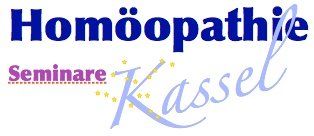 Ein Logo für das Homöopathie Seminar Kassel mit weißem Hintergrund