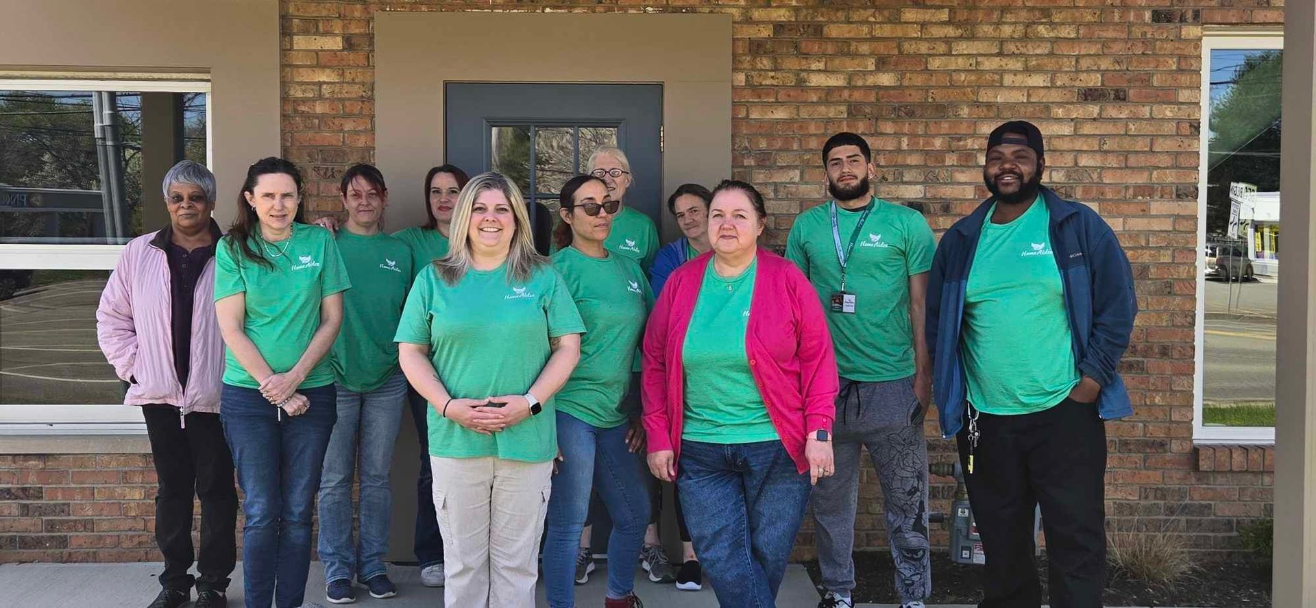 Three HomeAides caregivers