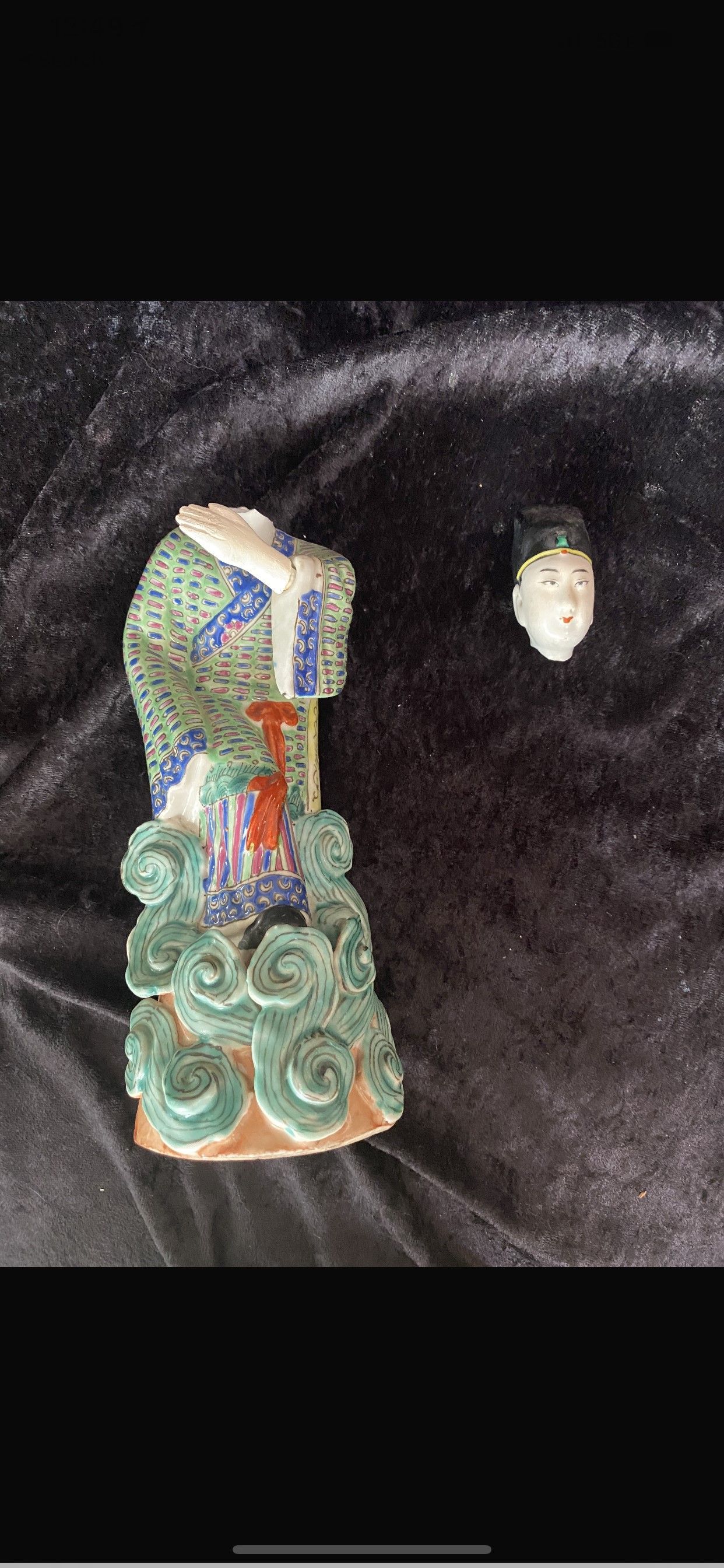 Back of Unrestored Figurine — Tampa, FL — Antique Restoration and Design