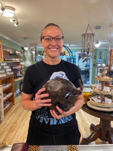 Man With White Ceramic — Tampa, FL — Antique Restoration and Design