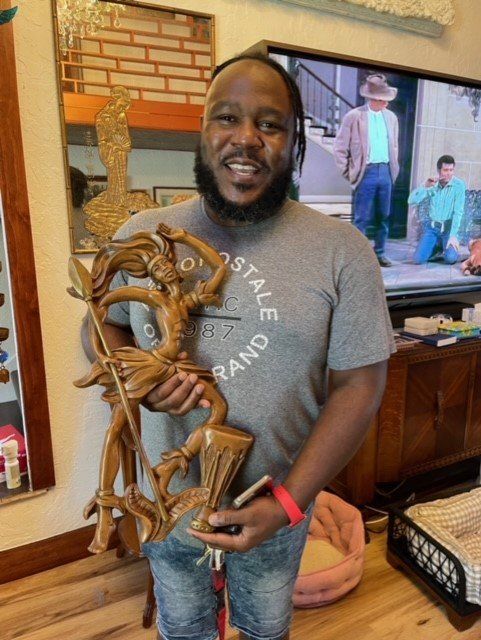 Man With Goat Ceramic — Tampa, FL — Antique Restoration and Design