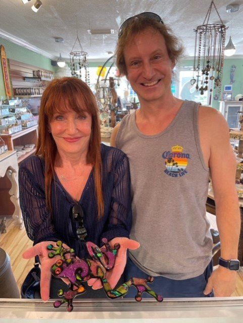 Woman With Painting — Tampa, FL — Antique Restoration and Design