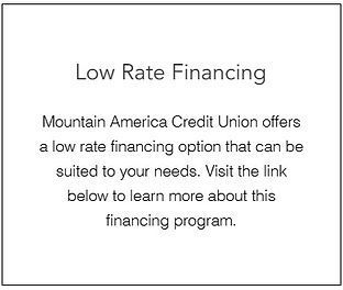 Low Rate Financing