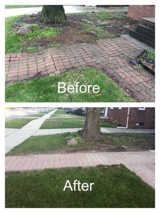 Goldy's Hardscaping — Before and After Hardscaping Repair in Berkley, MI