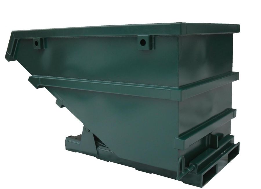 Саморазгружающийся контейнер для перемещения мелких отходов.