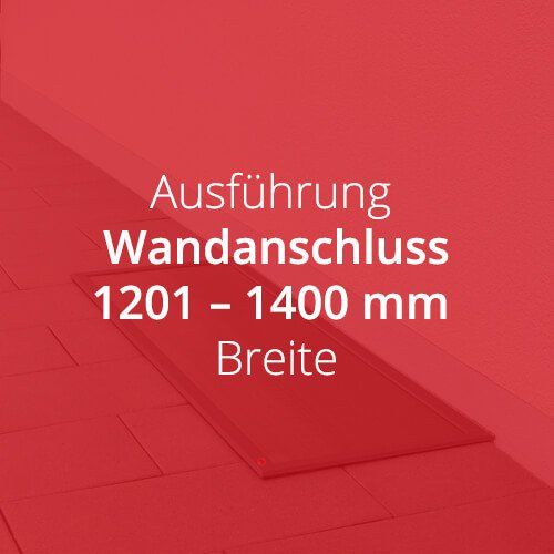 Michael Galli Lichtschachtabdeckung wandanschluss 1201 - 1400 mm Breite