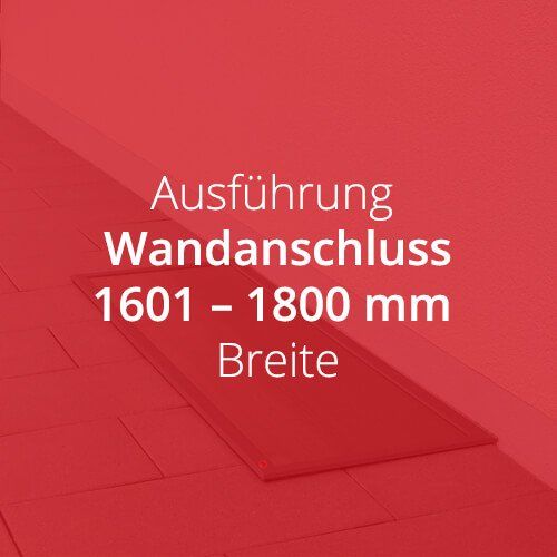 Michael Galli Lichtschachtabdeckung wandanschluss 1601 - 1800 mm Breite