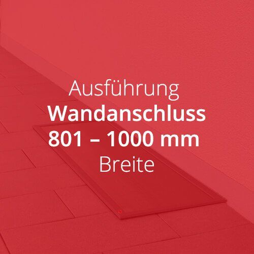 Michael Galli Lichtschachtabdeckung wandanschluss 801 - 1000 mm Breite