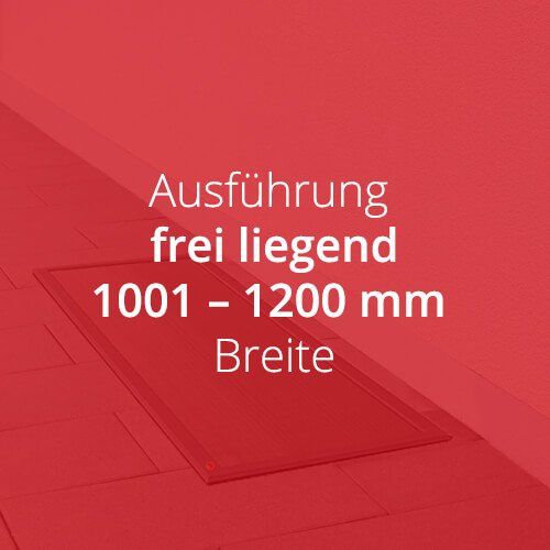 Michael Galli Lichtschachtabdeckung freiliegend 1001 - 1200 mm Breite