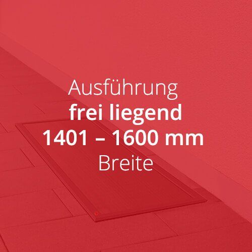 Michael Galli Lichtschachtabdeckung freiliegend 1401 - 1600 mm Breite