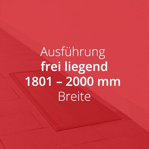 Michael Galli Lichtschachtabdeckung freiliegend 1801 - 2000 mm Breite