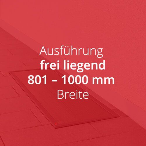 Michael Galli Lichtschachtabdeckung freiliegend 801 - 1000 mm Breite