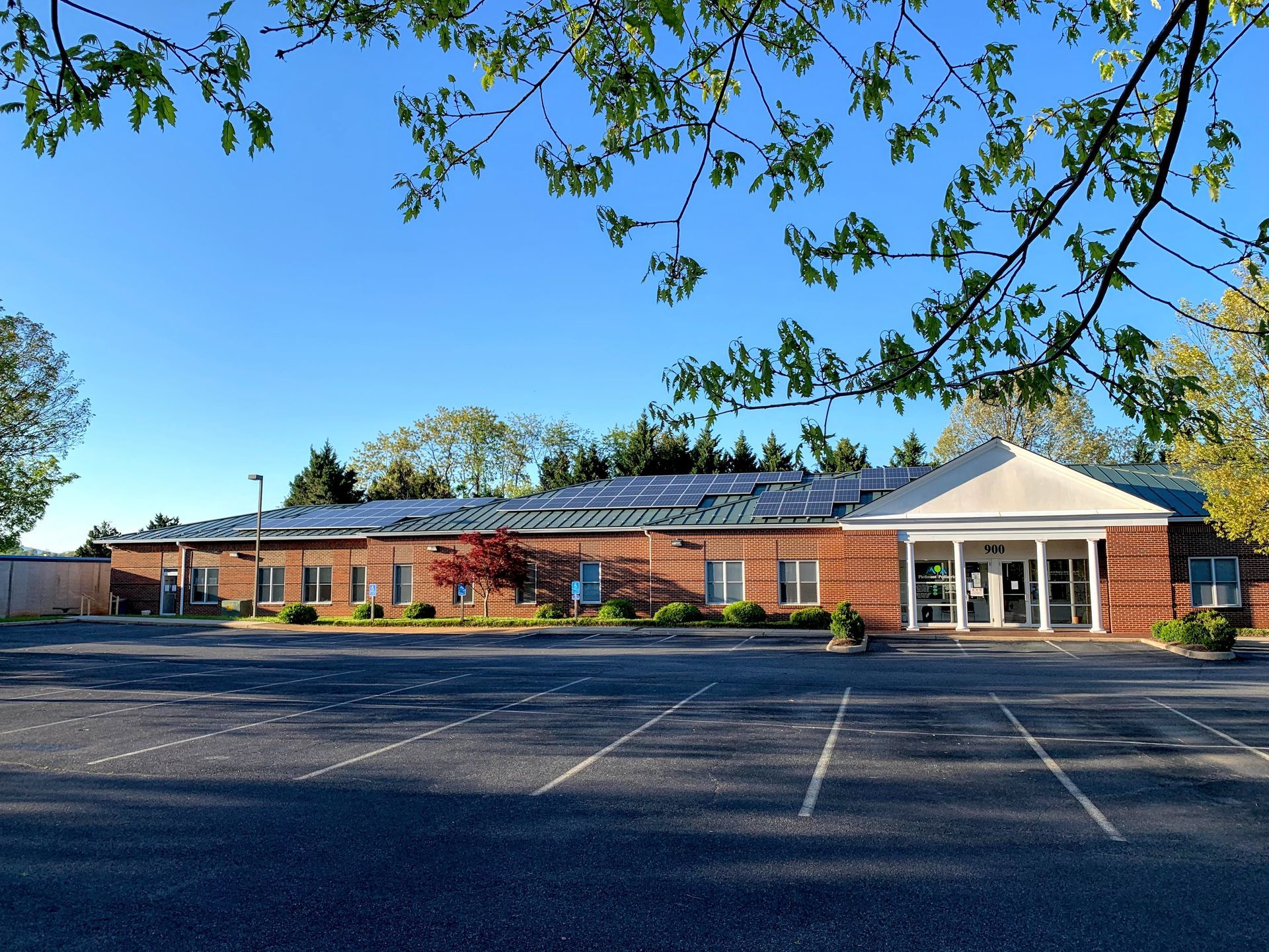 Exterior photo of Piedmont Pediatrics office building