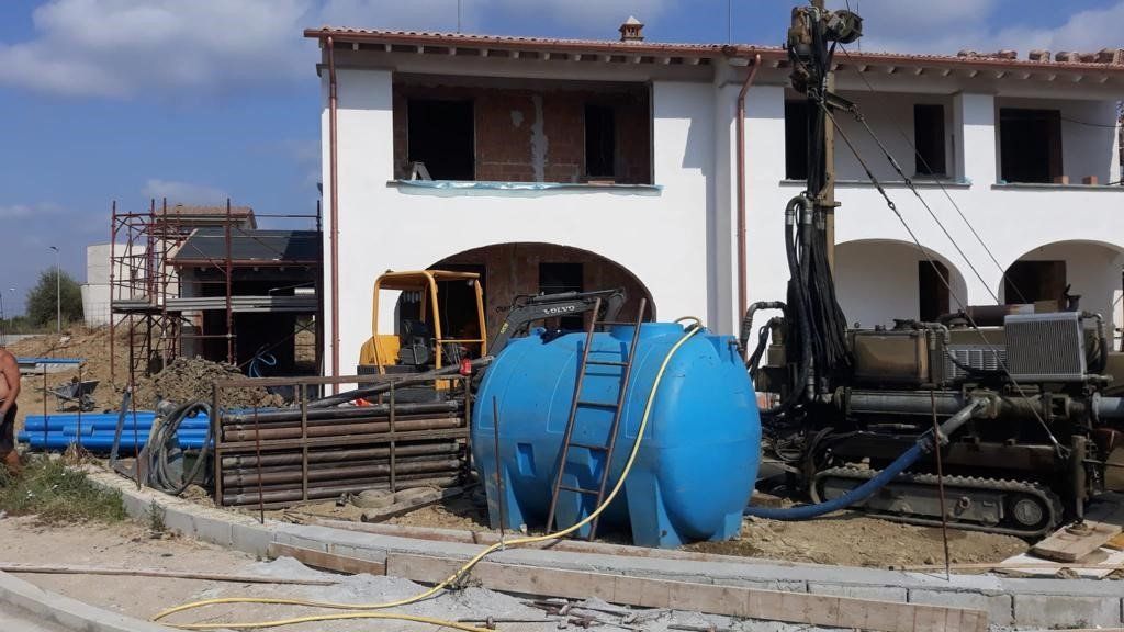 costruzione di un pozzo artesiano