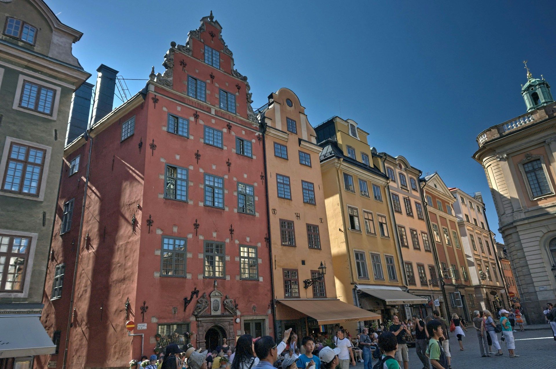 Stockholm tour map showing Gamla Stan