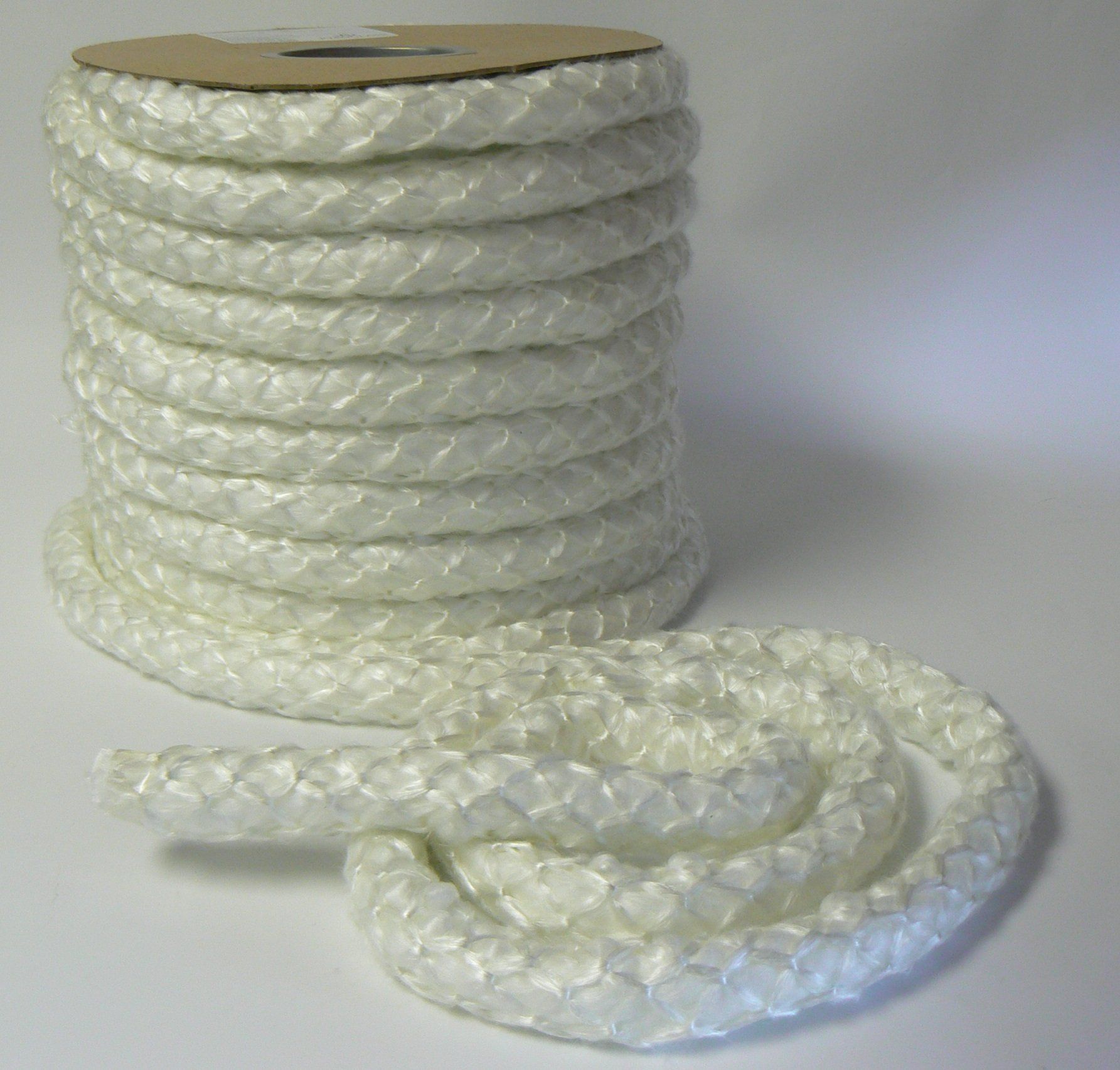 Glass fibre rope lagging
