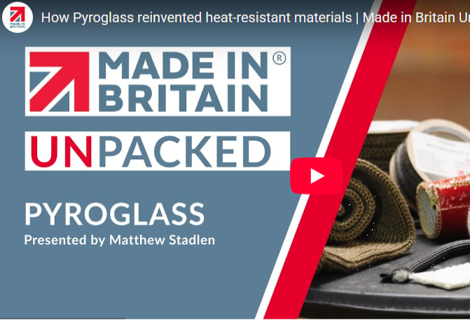 Pyroglass features in Made in Britain UNPACKED series, interview with Sara Pullen Managing Director