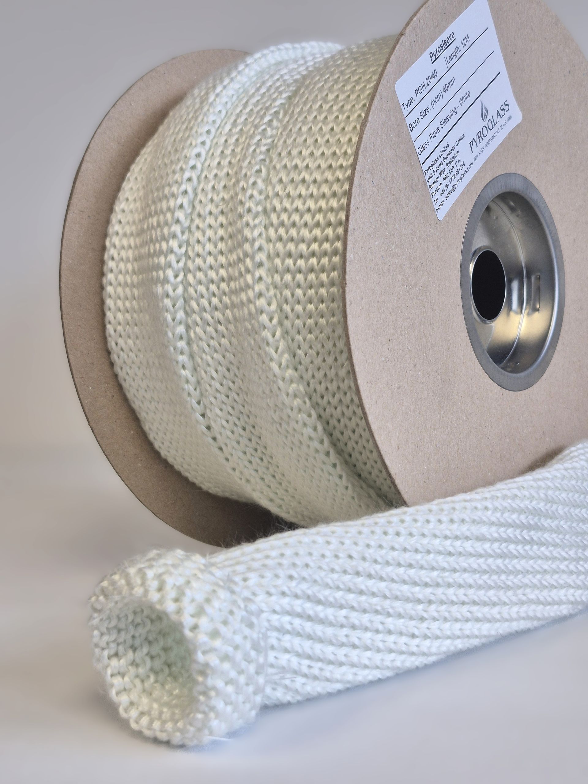 Glass Fibre Sleeves | Pyroglass Ltd